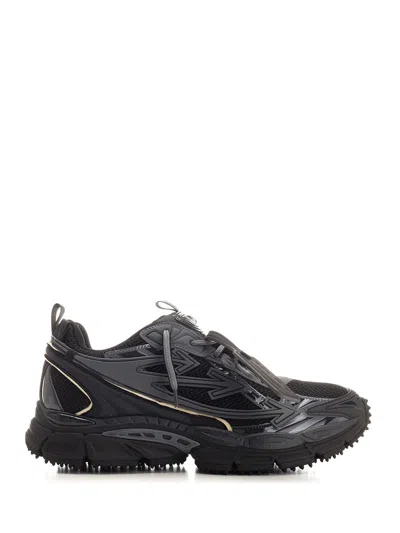 Off-white Mens Black Be Right Back Mixed-textile Low-top Trainers In Black