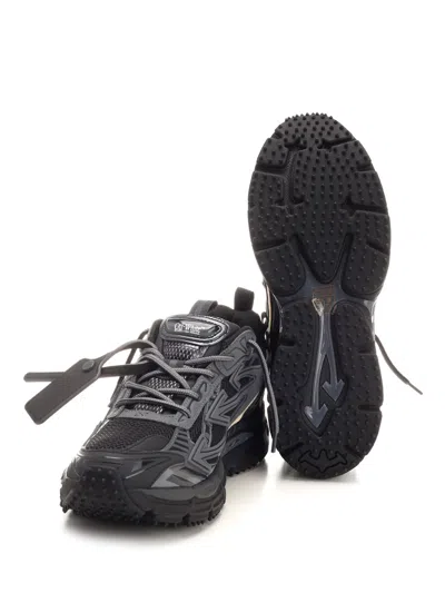 Off-white Mens Black Be Right Back Mixed-textile Low-top Trainers In Black