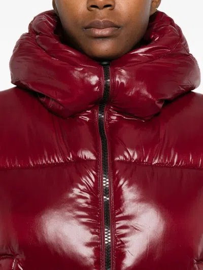 Save The Duck Biddy Hooded Down Jacket Clothing In Red