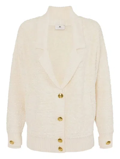 Elisabetta Franchi Tricot Jersey Clothing In White