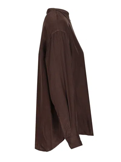 Barena Venezia Camicia Mimma Pura 100 Seta Trousers Brown In Brown