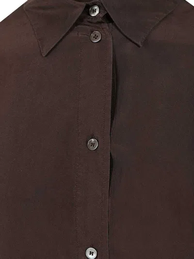 Barena Venezia Camicia Mimma Pura 100 Seta Trousers Brown In Brown