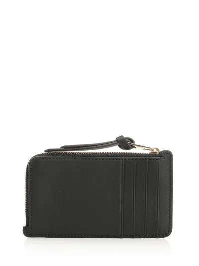 Loewe Card Holder With Coin Purse Small Leather Goods Multicolor In Black