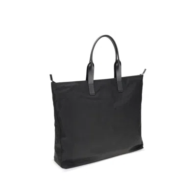 Dolce & Gabbana Logo-plaque Tote Bag In Black