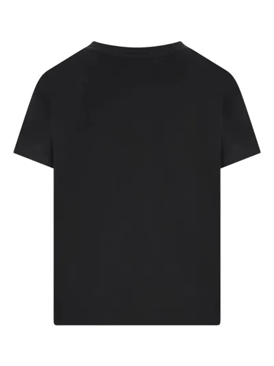 Givenchy Cotton T-shirt With Tape Print Clothing In Black