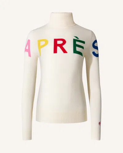 Perfect Moment Wool Apres Sweater In Yellow