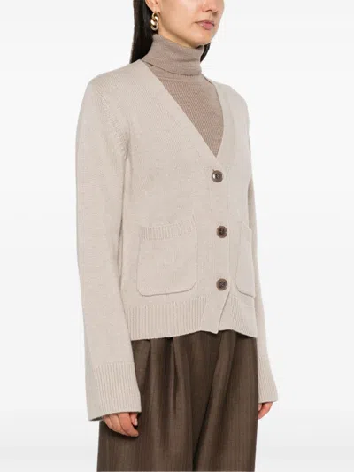 Lisa Yang Danni Cashmere Cardigan In Neutral