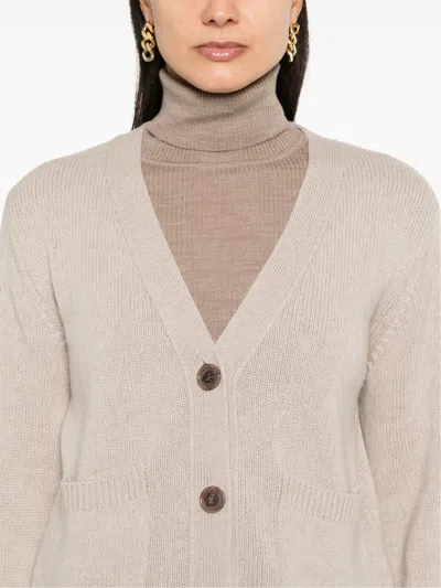 Lisa Yang Danni Cashmere Cardigan In Neutral