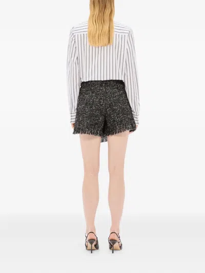Msgm Shorts Black In Black