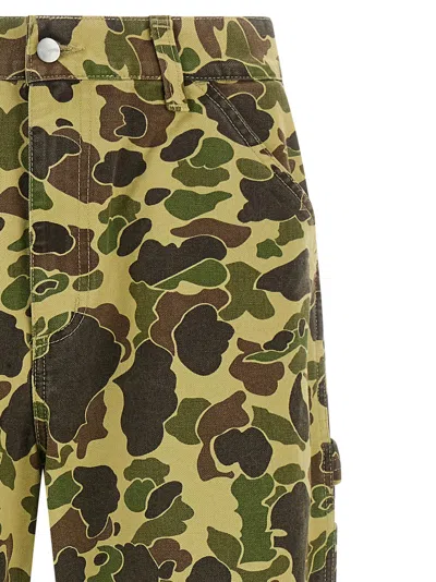 Carhartt Camo Duck Single Knee Pants In Green