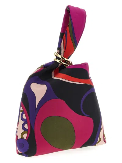 Pucci Emilio Clutch Multicolor In Blue