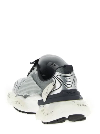 Dsquared2 Faster Sneakers Gray In White