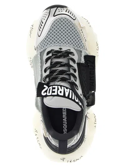 Dsquared2 Faster Sneakers Gray In White
