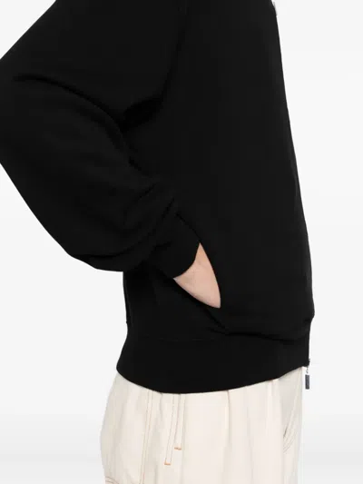 Jacquemus Le Hoodie Zip Gros Hooded Cotton Sweatshirt In Black