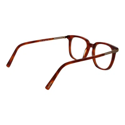 Ermenegildo Zegna Brown Unisex Optical Frames In Brown