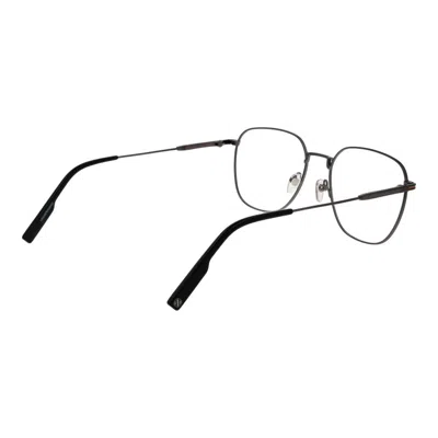 Ermenegildo Zegna Gray Men Optical Frames In Black