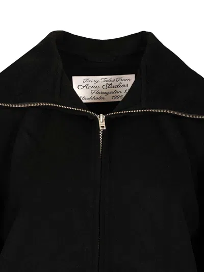 Acne Studios Fn-wn-outw001085 Knitwear Black In Black