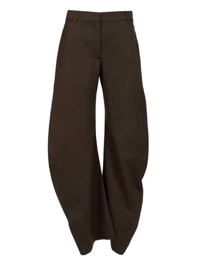 Acne Studios Women Tailored Trousers In Brown