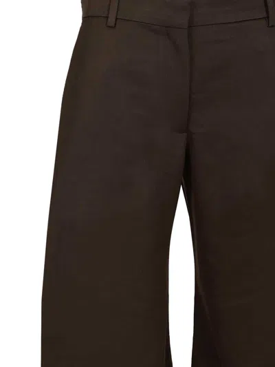 Acne Studios Women Tailored Trousers In Brown