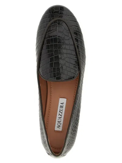 Aquazzura 'guanto' Loafers In Black