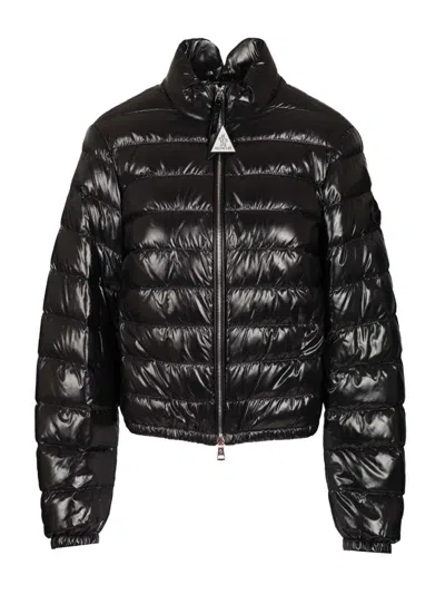 Moncler Genius Black Moncler X Ee72 By Edward Enninful Knut Short Down Jacket In Black