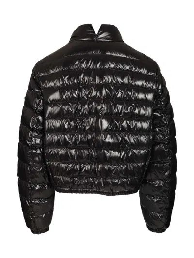 Moncler Genius Black Moncler X Ee72 By Edward Enninful Knut Short Down Jacket In Black
