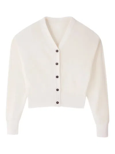 Jacquemus Le Cardigan Brode In White