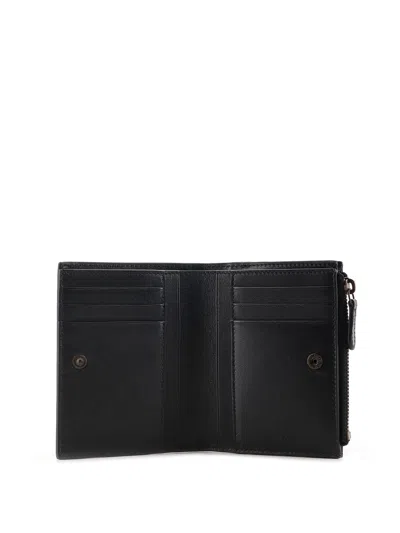 Balenciaga Women Le City Bifold Leather Wallet In Black