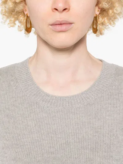 Lisa Yang Mable Cashmere Crewneck Sweater In Gray