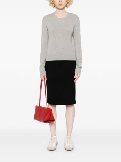 Lisa Yang Mable Cashmere Crewneck Sweater In Gray