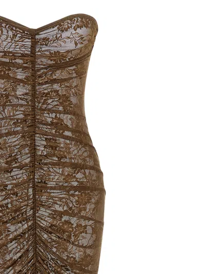 Norma Kamali Mermaid Dress In Brown