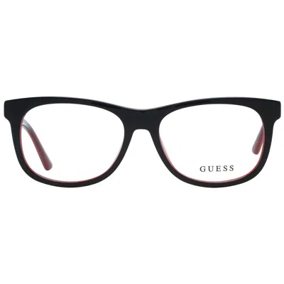 Guess Black Unisex Glasses  Frame In Black