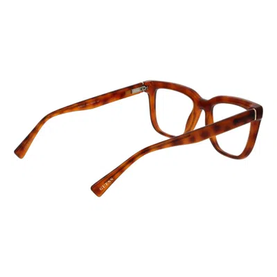 Guess Brown Unisex Glasses  Frame In Brown