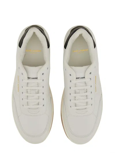 Saint Laurent Sl61 Sneakers In White