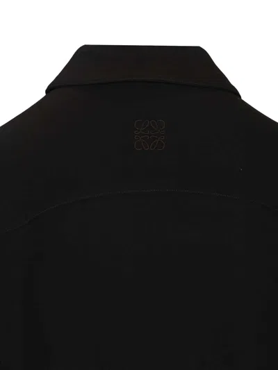Loewe Stretch Viscose Dress Dresses Black In Black