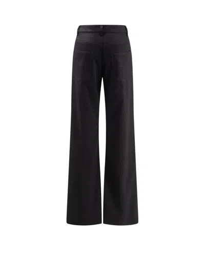 Balenciaga Flared Leg Jeans With Pockets And Loops In Black