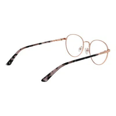 Guess Rose Gold Unisex Glasses  Frame In Gold