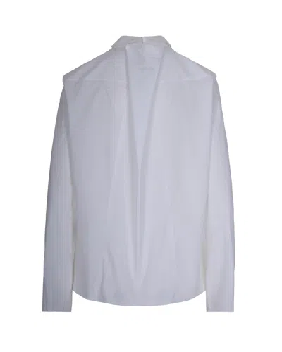 Mm6 Maison Margiela Camicia In Cotone White In White