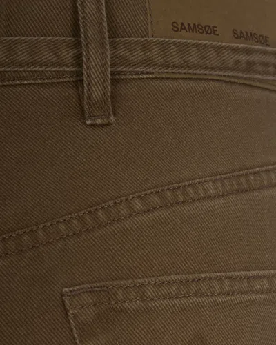 Samsoe & Samsoe Pantalone Saharper 15803 Washed Otter In Brown