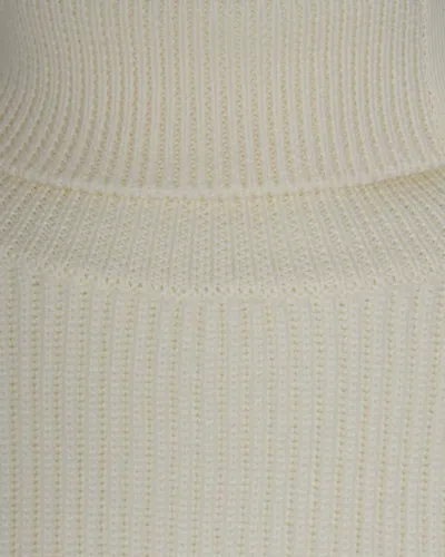 P.a.r.o.s.h Ribbed Turtleneck Sweater In Neutral
