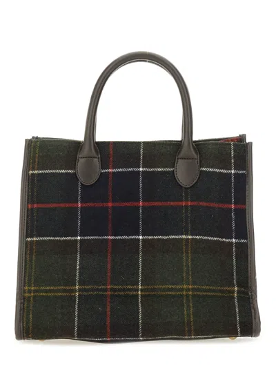 Barbour Green Handbag In Green