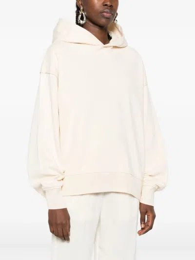 Federico Cina Tortellino Recipe Cotton Hoodie Clothing In Neutral