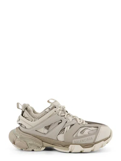 Balenciaga Women Track Recycled Mesh And Nylon Sneakers In Neutral