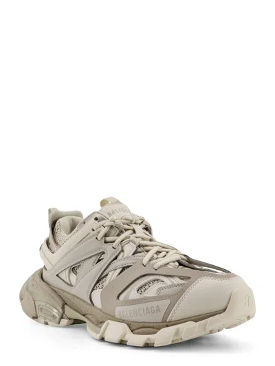 Balenciaga Women Track Recycled Mesh And Nylon Sneakers In Neutral