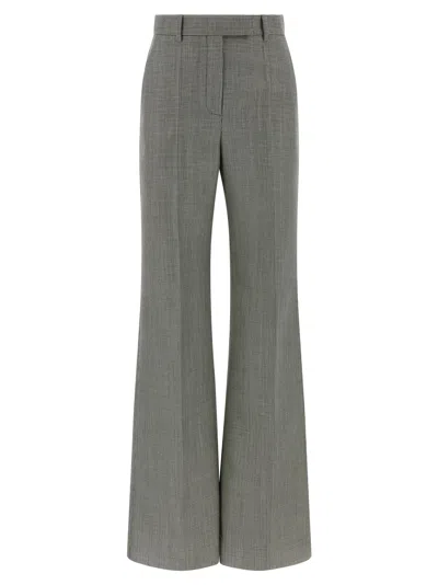 Valentino Blackwhite Houndstooth Pants In Gray
