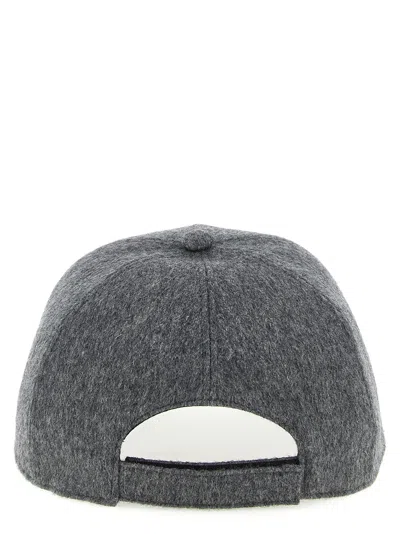 Fendi Wool And Cashmere Hat Hats Gray In Gray