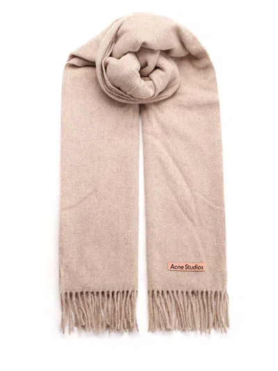 Acne Studios Wool Scarf Scarves And Foulards Multicolor