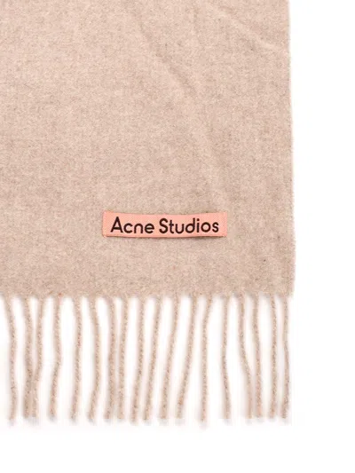 Acne Studios Wool Scarf Scarves And Foulards Multicolor
