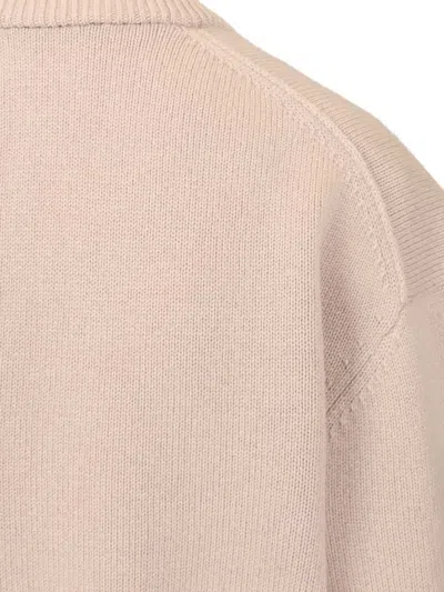 Acne Studios Wool Sweater Knitwear Grey In Pink
