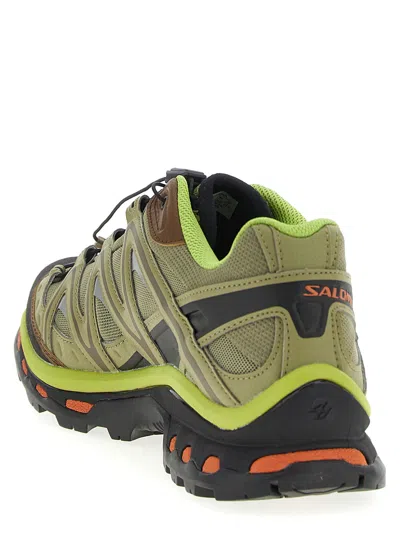 Salomon Rounded Toe Sneakers With Logo-printed Mesh In Multi